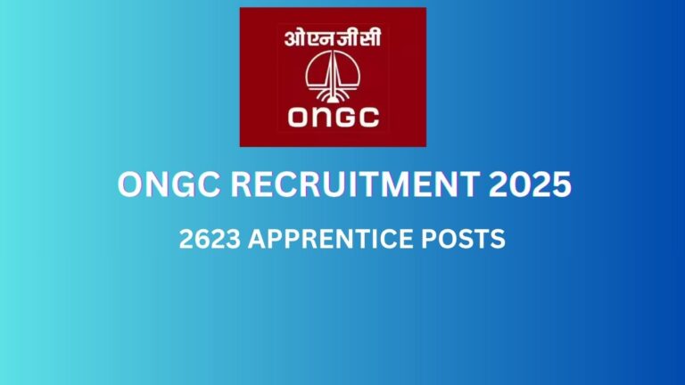 Ongc Post ONGC Apprentice Recruitment 2025 – Apply Online For 2623 Apprentice ...